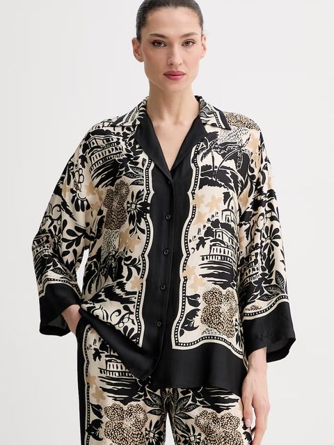 ERMANNO Firenze koszula damska z wiskozy - zdjęcie produktu nr 1