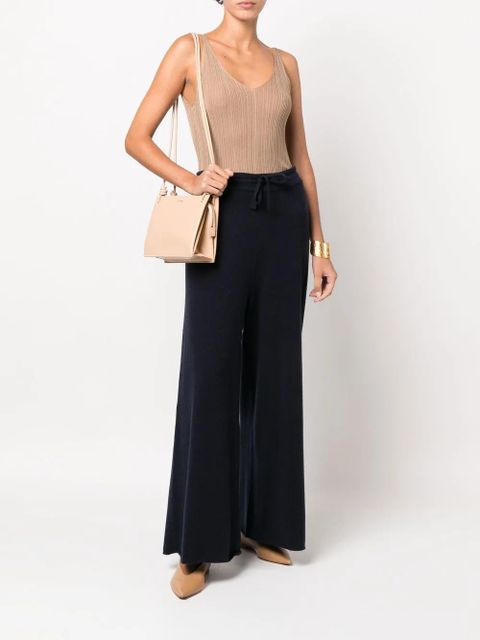 Jil Sander drawstring-waist cashmere trousers - Blue - zdjęcie produktu nr 2