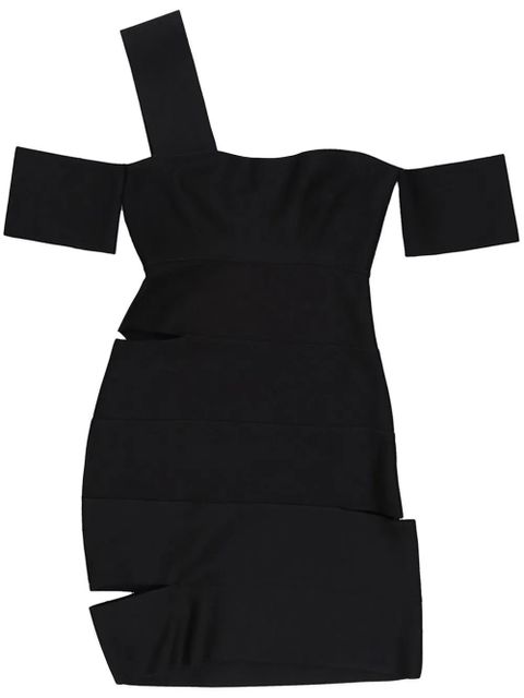 Alexander McQueen cut-out detail mini dress - Black - zdjęcie produktu nr 1
