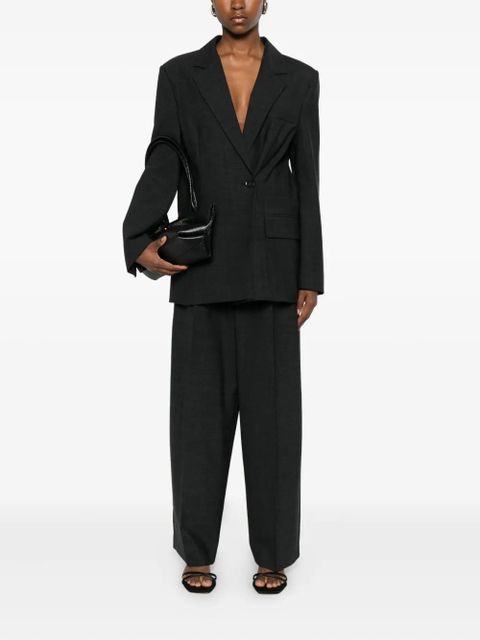 SOLOTRE pleated trousers - Black - zdjęcie produktu nr 2