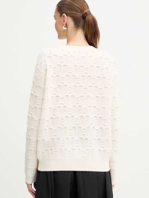 Morgan sweter damski kolor beżowy lekki MEDINE