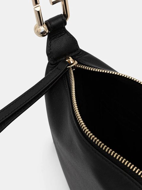 Furla torebka skórzana kolor czarny WE00846.BX2045.O6000