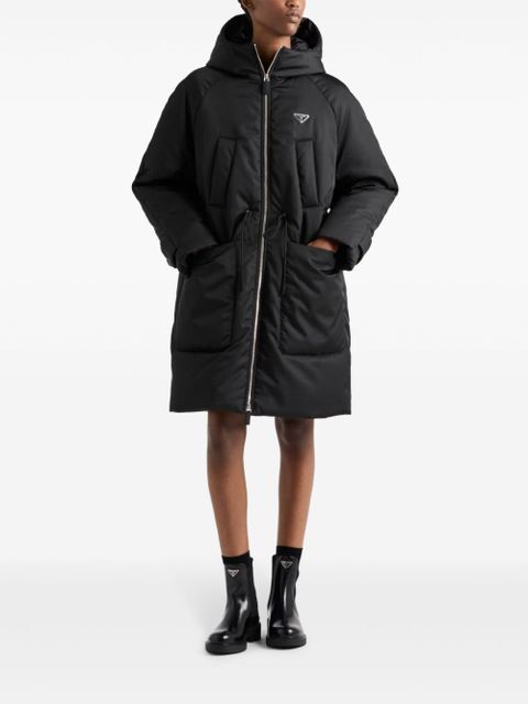 Prada Re-Nylon padded coat - Black - zdjęcie produktu nr 2