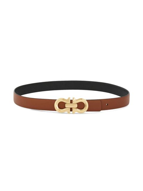 Ferragamo reversible Gancini leather belt - Brown