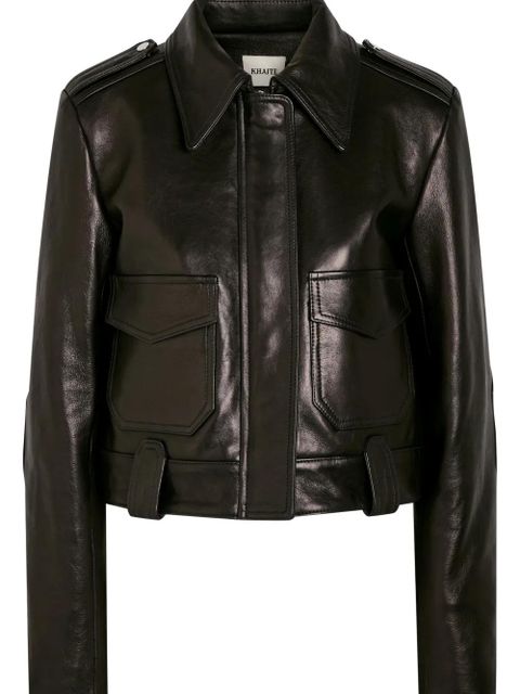 KHAITE Cordelia pocket collar jacket - Black - zdjęcie produktu nr 2