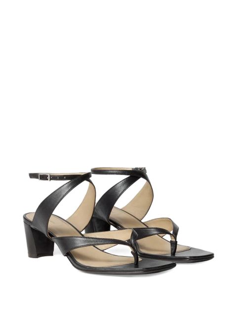 LEMAIRE thong heeled sandals - Black - zdjęcie produktu nr 2