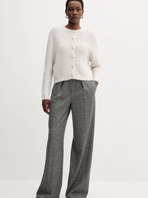 Marella kardigan z dodatkiem alpaki damski kolor beżowy 2523346072200