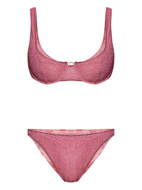 Oséree glitter underwire bikini - Pink - zdjęcie produktu nr 1