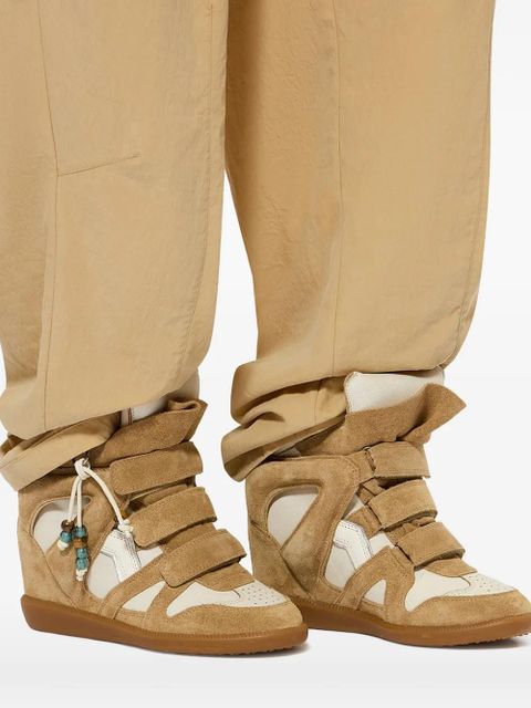 ISABEL MARANT Bekett suede sneakers - Neutrals