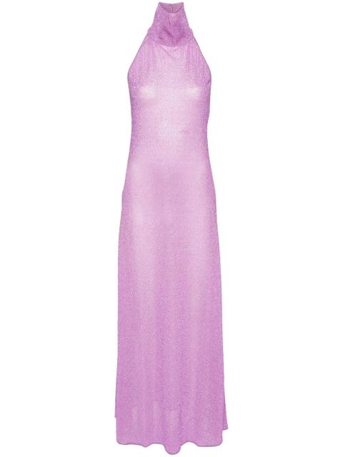 Oséree lurex maxi dress - Purple - zdjęcie produktu nr 1