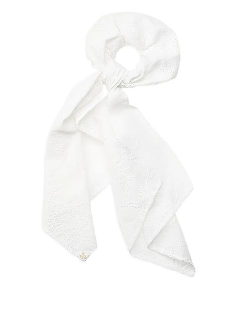 Maison Michel Birdy scrunchie - White - zdjęcie produktu nr 1