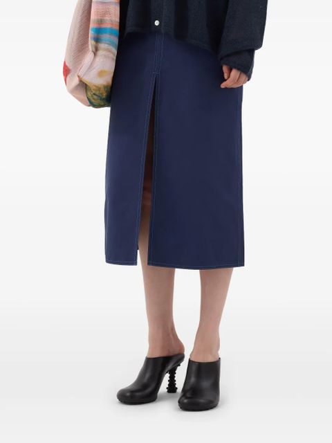 Sunnei long split skirt - Blue - zdjęcie produktu nr 2