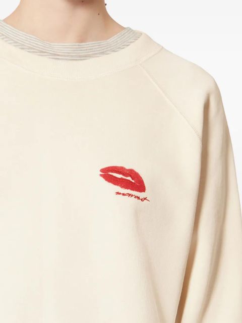 MARANT ÉTOILE MILLYNY embroidery sweatshirt - Neutrals
