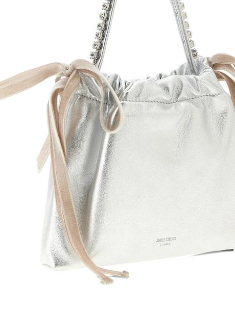 Jimmy Choo drawstring mini tote bag - Silver