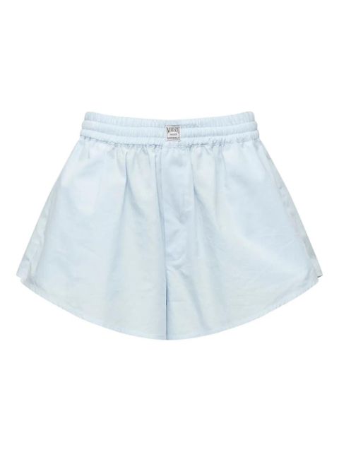MM6 Maison Margiela elasticated-waist shorts - Blue - zdjęcie produktu nr 1