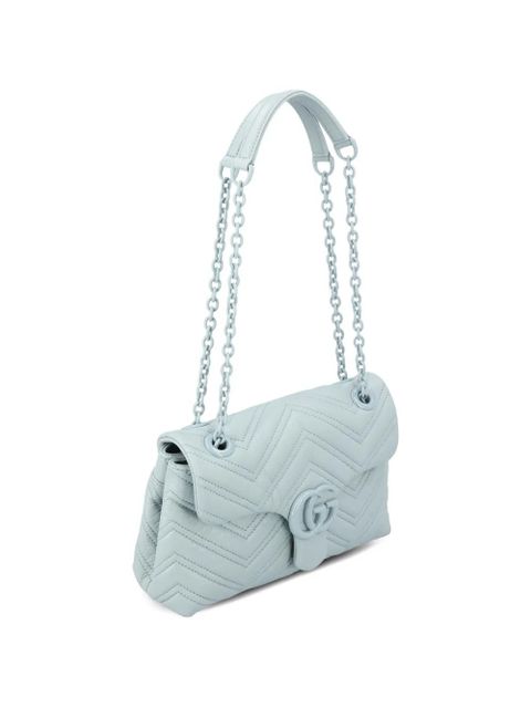 Gucci small GG Marmont shoulder bag - Blue