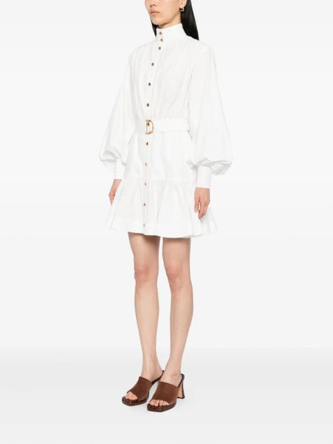 ZIMMERMANN Utility mini dress - Neutrals