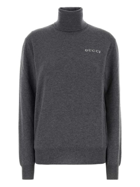 Gucci cashmere turtleneck sweater - Grey - zdjęcie produktu nr 1