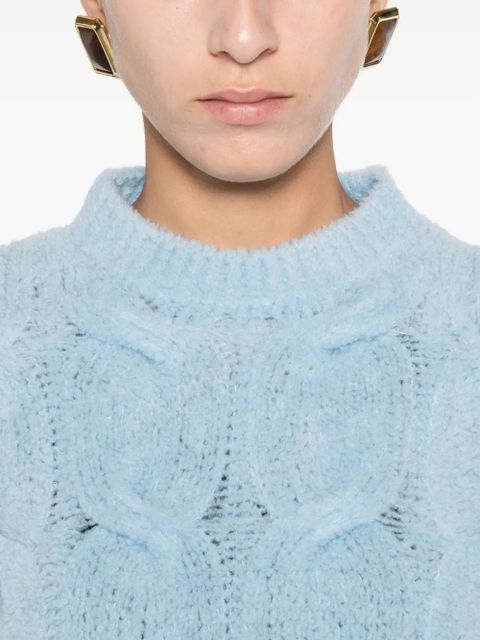 Sportmax cable-knit sweater - Blue