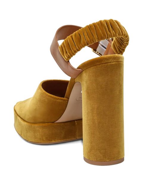 Chloé 95mm Aria sandals - Yellow