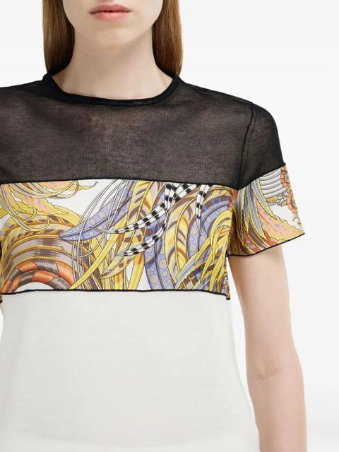 Ferragamo crew-neck T-shirt - White