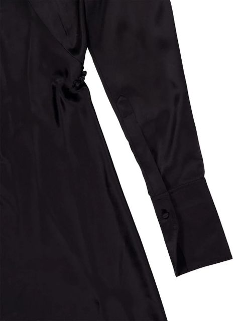 TOM FORD knot-detail maxi dress - Black - zdjęcie produktu nr 2