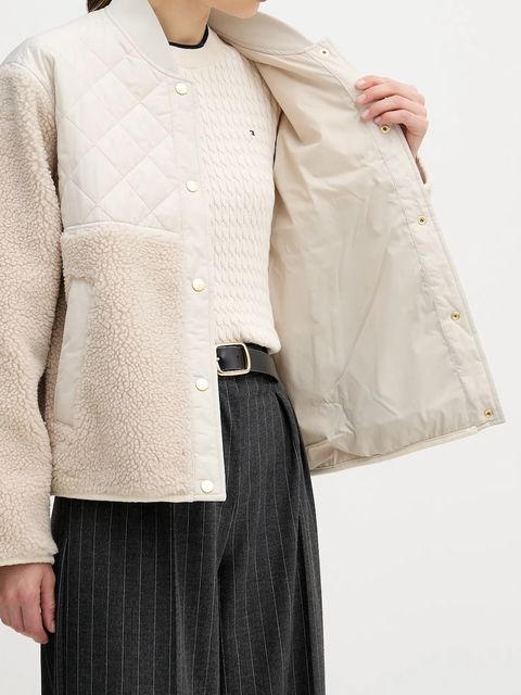 Barbour kurtka Wetherby kolor beżowy przejściowa LFL0084