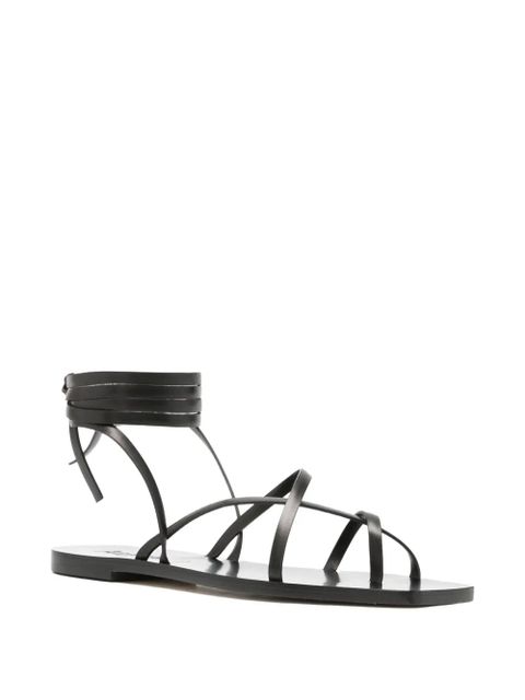 Aeyde Norah strappy leather sandals - Black - zdjęcie produktu nr 2