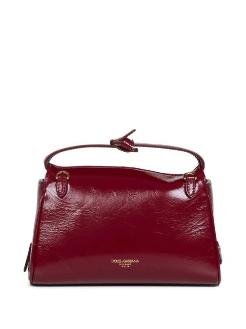 Dolce & Gabbana knotted leather zipped tote bag - Red - zdjęcie produktu nr 2