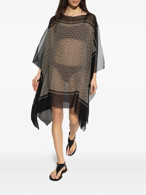 Balmain geometric-print beach dress - Black - zdjęcie produktu nr 2