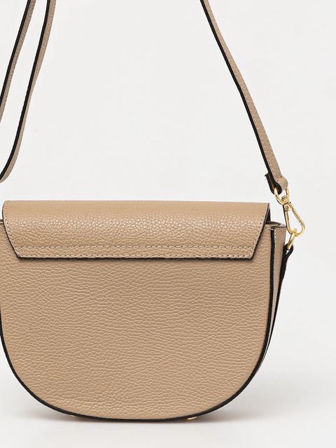 Answear.LAB torebka skórzana kolor brązowy