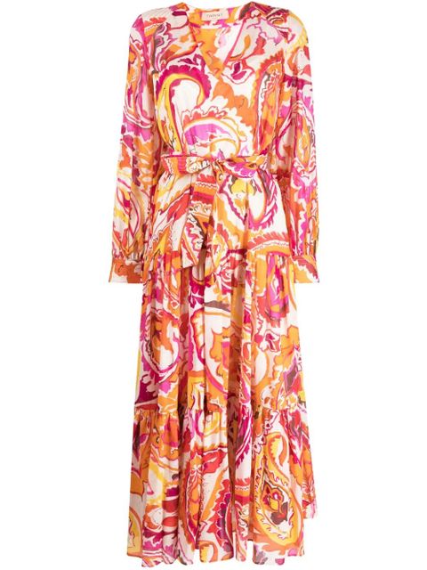 TWINSET abstract-print dress - Orange - zdjęcie produktu nr 1