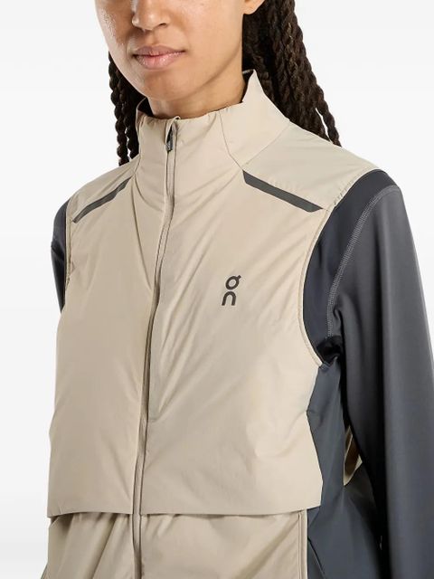 On Running Weather vest - Neutrals