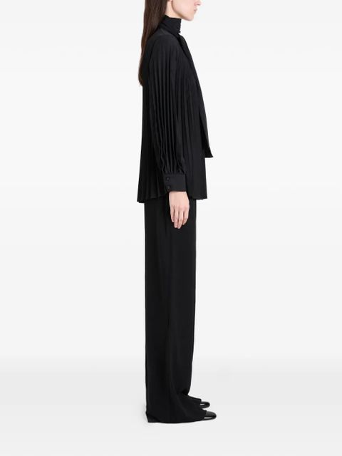 Proenza Schouler Soomin neck-tie blouse - Black
