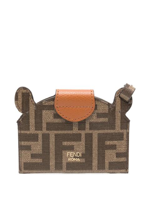 FENDI monogram animal leather wallet - Brown - zdjęcie produktu nr 2