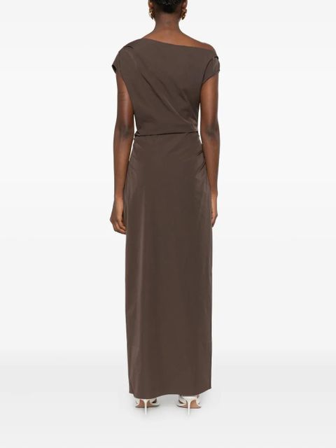 SIR. Sol off-shoulder maxi dress - Brown