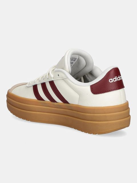 adidas sneakersy VL Court Bold damskie kolor beżowy JQ5642