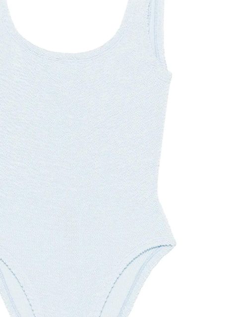 Hunza G square-neck swimsuit - Blue
