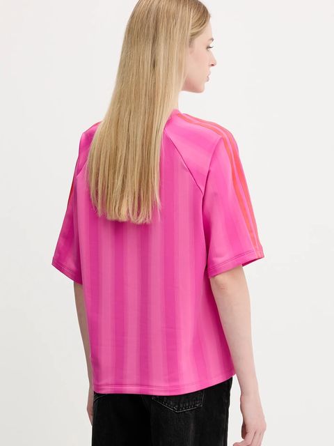 adidas Originals t-shirt Linear Tee damski kolor różowy JW6021
