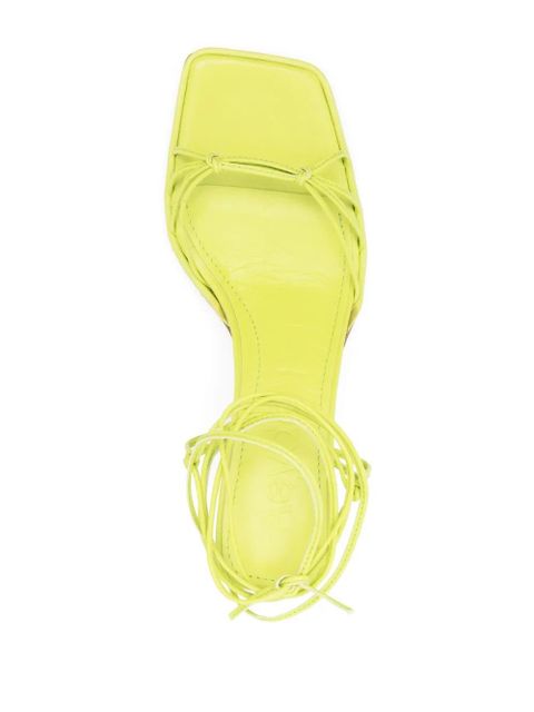 Aeyde strappy mid-heel sandals - Green