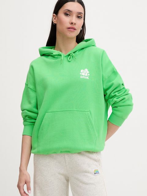 Rip Curl bluza z kapturem damska z bawełną SURF PUFF HERITAGE - zdjęcie produktu nr 1