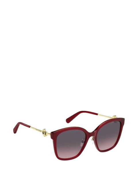 Marc Jacobs gradient-lens square-frame sunglasses - Red