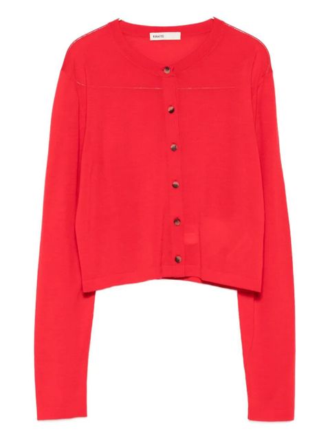 KHAITE Brieta cardigan - Red