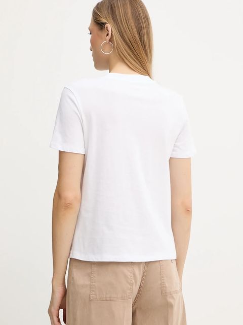 Armani Exchange t-shirt bawełniany damski kolor biały XW000548 AF10359