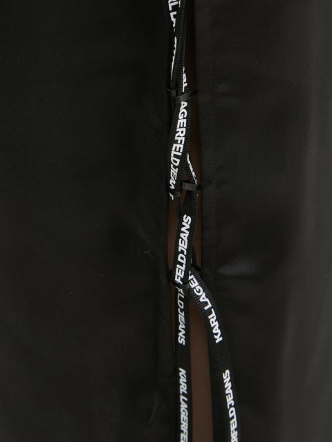 Karl Lagerfeld Jeans spódnica kolor czarny maxi ołówkowa A1W12010