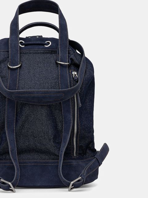 Desigual plecak jeansowy BINDELLA K damski kolor granatowy duży gładki 25WAKD06 - zdjęcie produktu nr 2