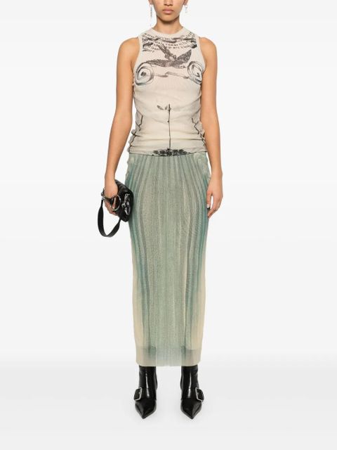 Jean Paul Gaultier Spiral maxi skirt - Blue - zdjęcie produktu nr 2