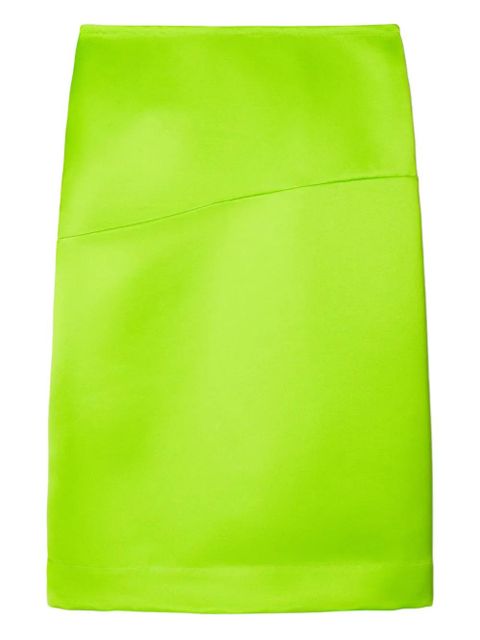 Tory Burch satin midi skirt - Green - zdjęcie produktu nr 1