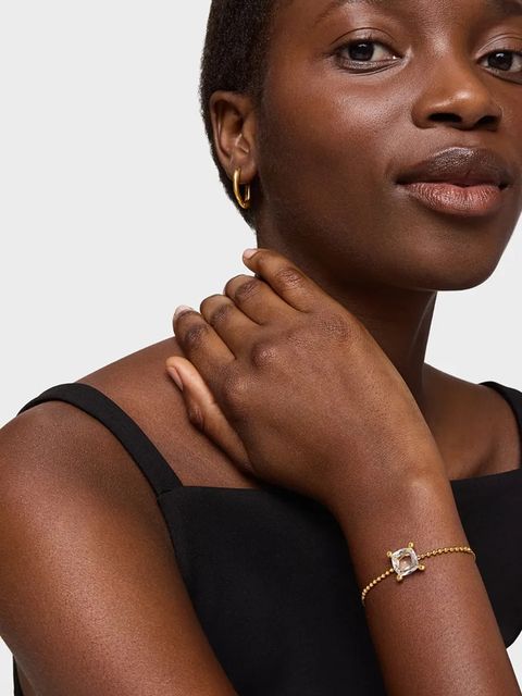 Tous bransoletka ze srebra pokrytego złotem Color White