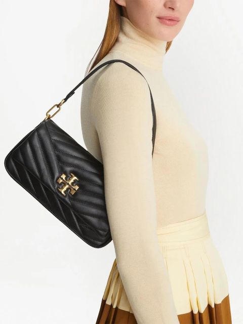 Tory Burch small Kira Chevron Flap shoulder bag - Black - zdjęcie produktu nr 2